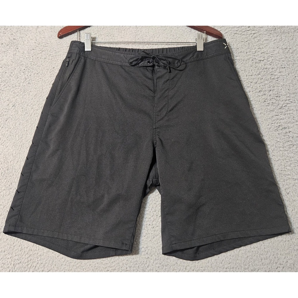 Ten Thousand Men's Size XL x 9" Lined Active Shorts Black Workout Gym